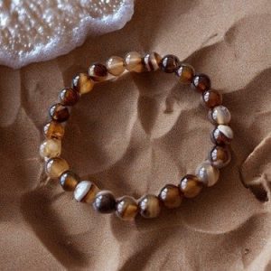 Doğal Akik Taşı Bileklik